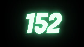 [2:32] 152 Seconds Countdown with Every Second Beeps | 152s Time Alarm Loud Noise When Ends 1080p
