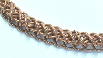 CHAIN MAIL CHAIN: "HORSE FEATHERS" WEAVE TUTORIAL