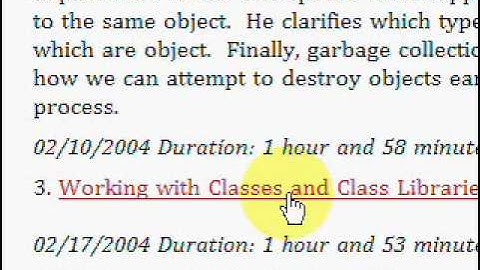 Modern VB 03 Classes Class Libraries Video Tutorial