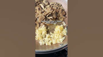 Butter garlic mushrooms #food