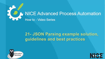 JSON Parsing example solution, guidelines and best practices