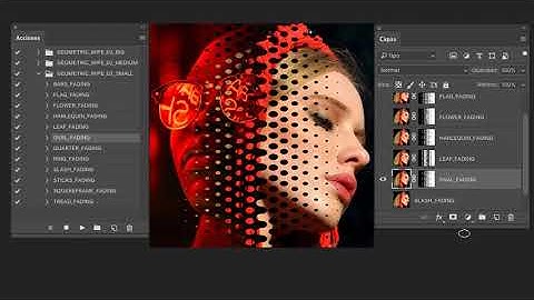 Geometric Gradient Wipe 2 Photoshop Actions