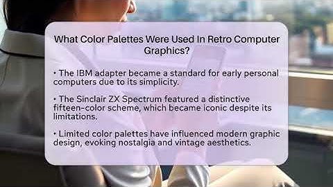 What Color Palettes Were Used In Retro Computer Graphics? - Graphic Design Nerd