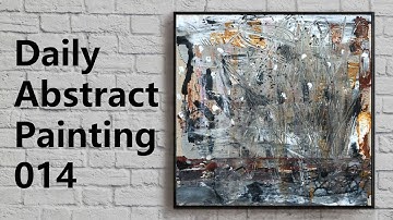 Abstract Expressionism | Painting Tutorial | Daily Challenge 014