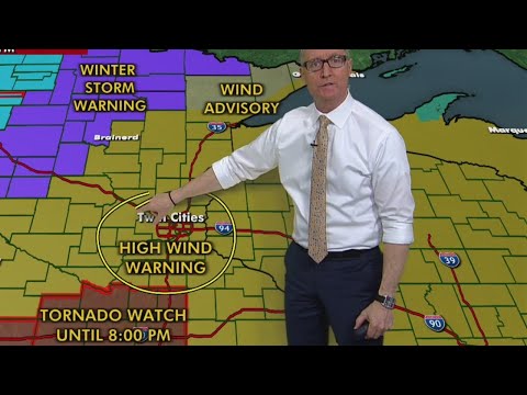 Tornado watch issued ahead of afternoon storms in Minnesota