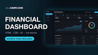 Building a Financial Dashboard — Coding ASMR | No Talking | Keyboard Sounds