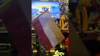 I made a flag of the Republic of Skveloyalossia 🟧⬜️🟥🦌