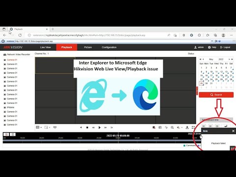 Hikvision web not working in  Internet Explorer (Solved)