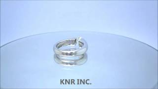 Round Cut Diamond Engagement Ring Tension Set Solitaire 1.00Ct - Knr Inc - 176
