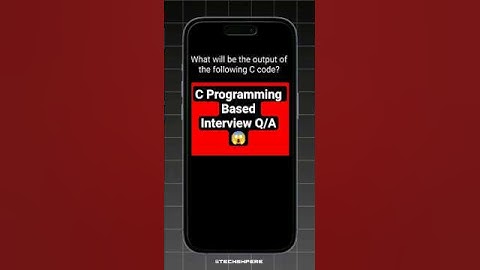 C Programming Interview Question 😱 #cprogramming #interview #clanguage #programming