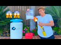 I froze gasoline then tried lighting it on fire! (Crazy results)