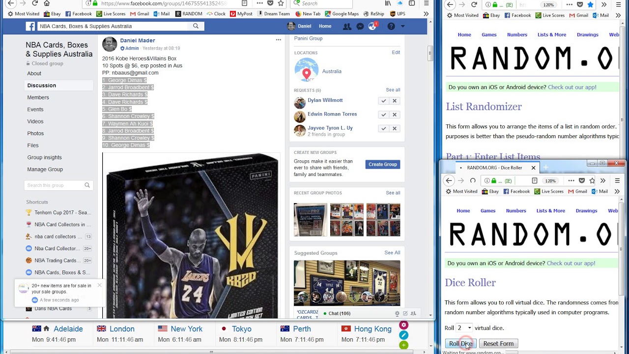 NBA Cards, Boxes & Supplies Australia YouTube