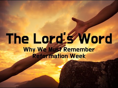 The Lord's word on the Reformation Week (102625 ~ 110125) - YouTube