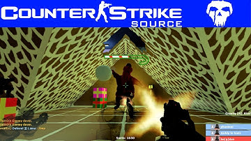 Counter-Strike Zombie Escape Mod, CS Source, Map: ze_christmas_beta