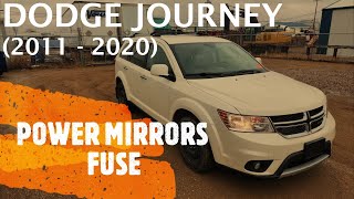 Dodge Journey - POWER MIRRORS FUSE LOCATION (2011 - 2020) by QuiteAlright 183 views 3 weeks ago 2 minutes, 11 seconds