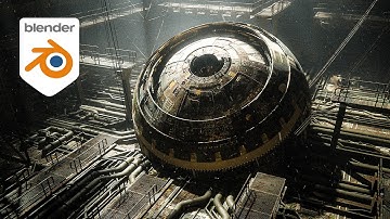 Creating an Full Sci-Fi Scene in Blender (Step by Step)
