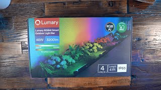 Lumary RGBAI Smart Outdoor Lights Bar (L-WWL41A1） by Lumary Smart Home 105 views 4 months ago 2 minutes, 31 seconds