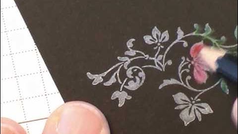 Black Magic Stamping Technique (with a Twist)