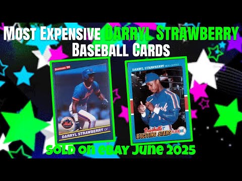 Darryl Strawberry Most Expensive eBay Sales Baseball Cards