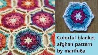 Crochet Colorful Blanket Afghan Pattern By Marifu6A