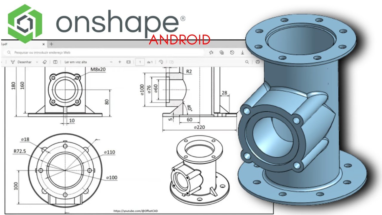 Onshape beginner tutorial : Android 1 September 2023 - YouTube