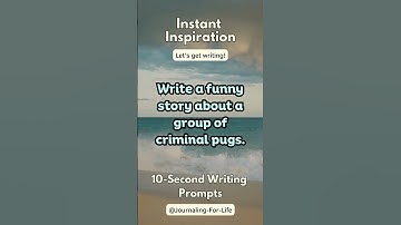 Instant Inspiration #10: 10-Second Journal Prompts For Writing #shorts #journaling #writingskills