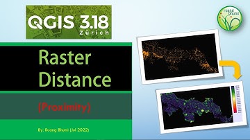 QGIS: Create raster distance (proximity)