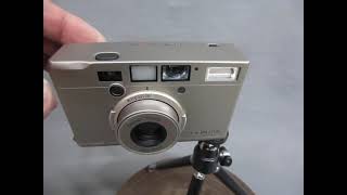 APS 史上最強レンズ搭載コンパクトカメラ CONTAX Tix 動作確認 - YouTube