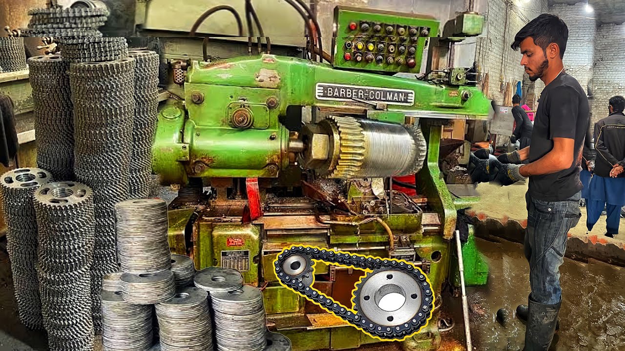 Manufacturing Process of Motorcycle Rear Sprocket with amazing skills