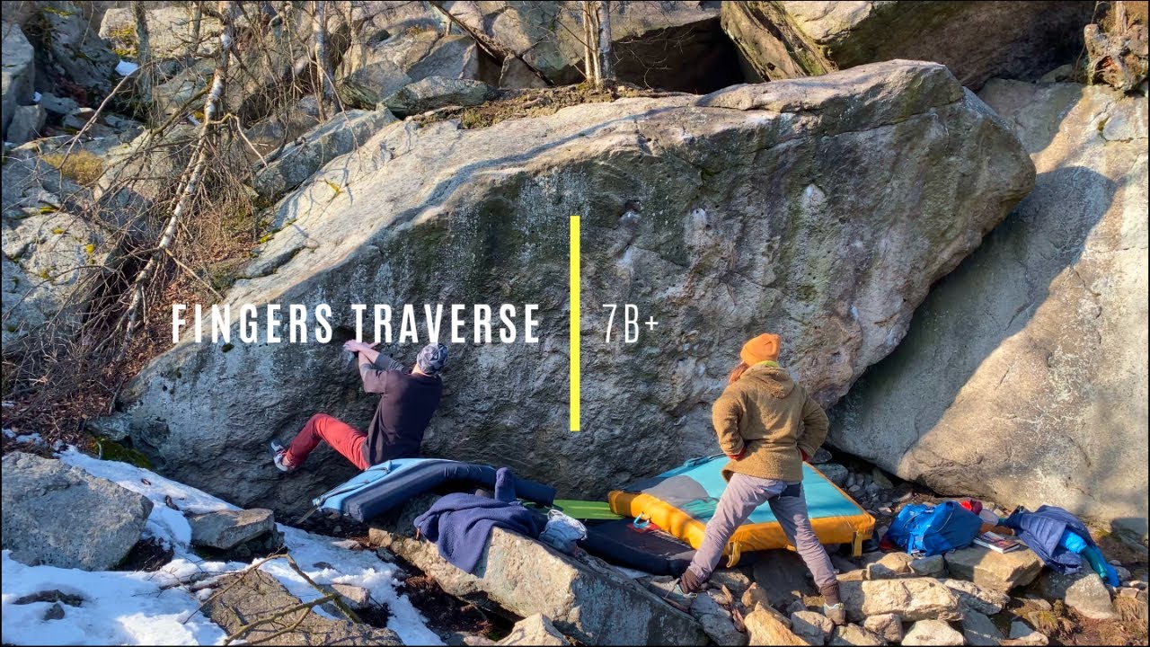 Fingers Traverse 7b+ | Respekt | Sneznik
