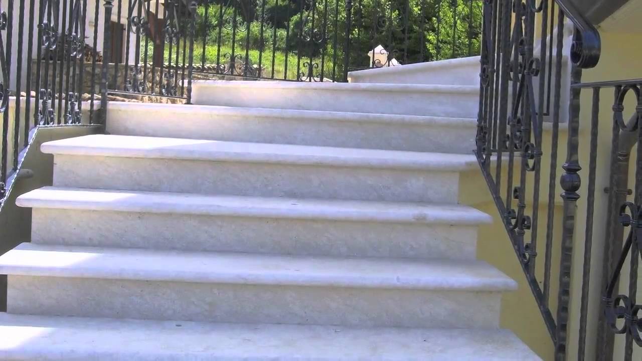 Arredamento casa in marmo e pietre varie youtube Scale in marmo moderne