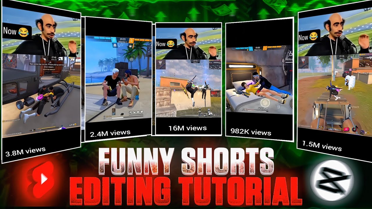 Free Fire Funny AI Shorts Editing Tutorial 😂 || How to Make VIRAL Free ...