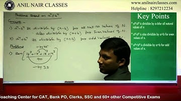 Solve problems on a^n ± b^n Anil Nair