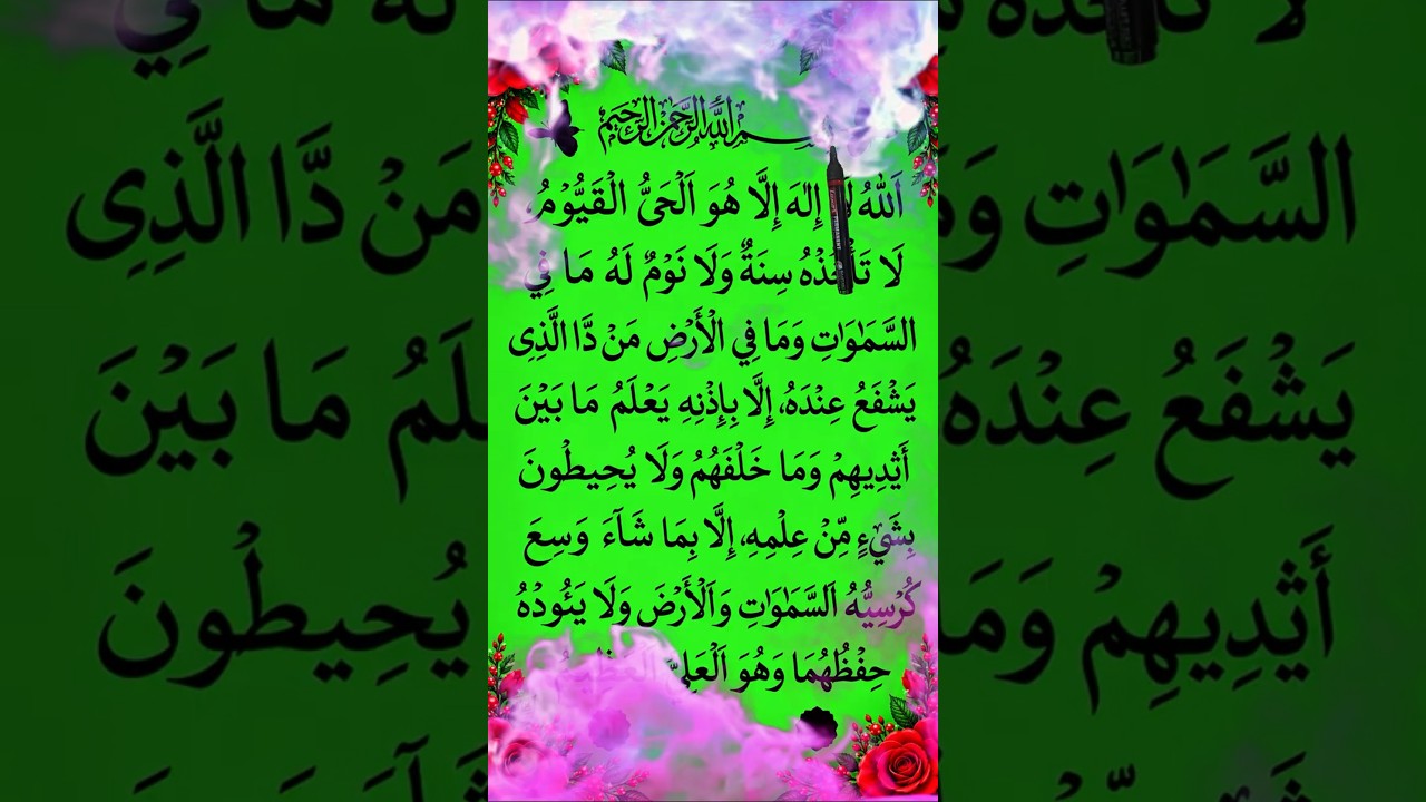 🤍📖✨ Beautiful Arabic Recitation ☝️ AYATUL KURSI Egzon Ibrahimi #ayatulkursi #quran #shorts