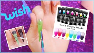Testing Color Changing Polygel from WISH