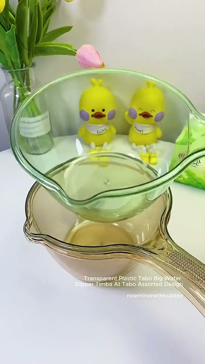 Transparent Plastic Tabo Big Water Dipper Timba At Tabo Assorted Design