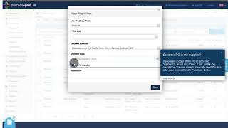 Create a Requisition from a Buy List - Guided Flow