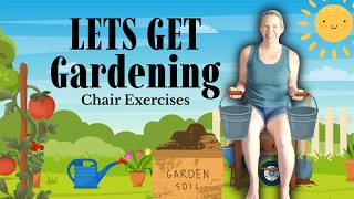Garden-Themed Chair Workout 🌻 Fun Full Body Exercise for All Levels