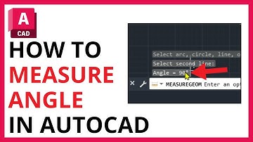 How to Measure Angle in AutoCAD [QUICK.& EASY]