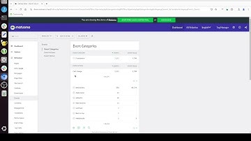 Matomo How to get the event names according to the event category without creating a custom report?