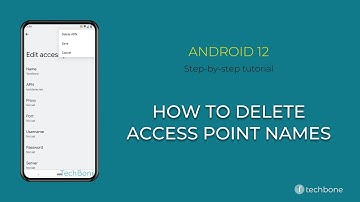 How to Delete Access Point Names (APNs) [Android 12]
