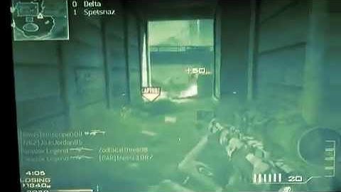 MW3 Barrett .50cal Kill Feed