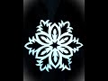 Самая красивая снежинка из бумаги | How to make Snowflakes | Снежинки из бумаги