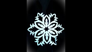 Самая красивая снежинка из бумаги | How to make Snowflakes | Снежинки из бумаги