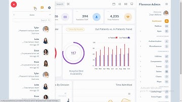 Florence Boxed RTL Bootstrap Admin Web App