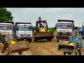 JCB 3dx TATA Tipper Bs6 First Time Loading Mud in 2 JCB 3dx w Front Loader Lnt Tractors#jcb#jcbvideo