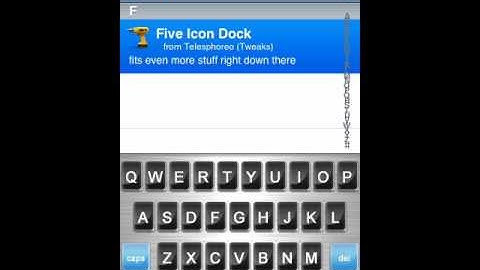 How To Get A Five Icon Dock On iPhone/iPod Touch 2.2