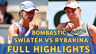 Iga Swiatek vs Elena Rybakina Spectacular Clash Tennis Highlights - Before RG Open 2026