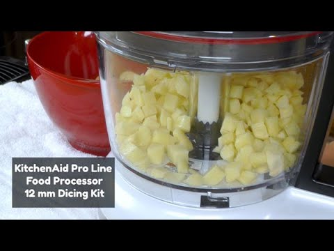 KitchenAid Dicer Test and Review ~ KitchenAid Pro Line Food Processor  KFP1642 