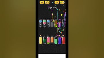 Soda Sort Water Color Puzzle Level 275 Gameplay